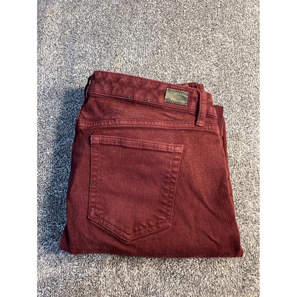 Lauren Ralph Lauren Burgundy Straight Leg Stretch Pants 16W Wine Red - Picture 15 of 16